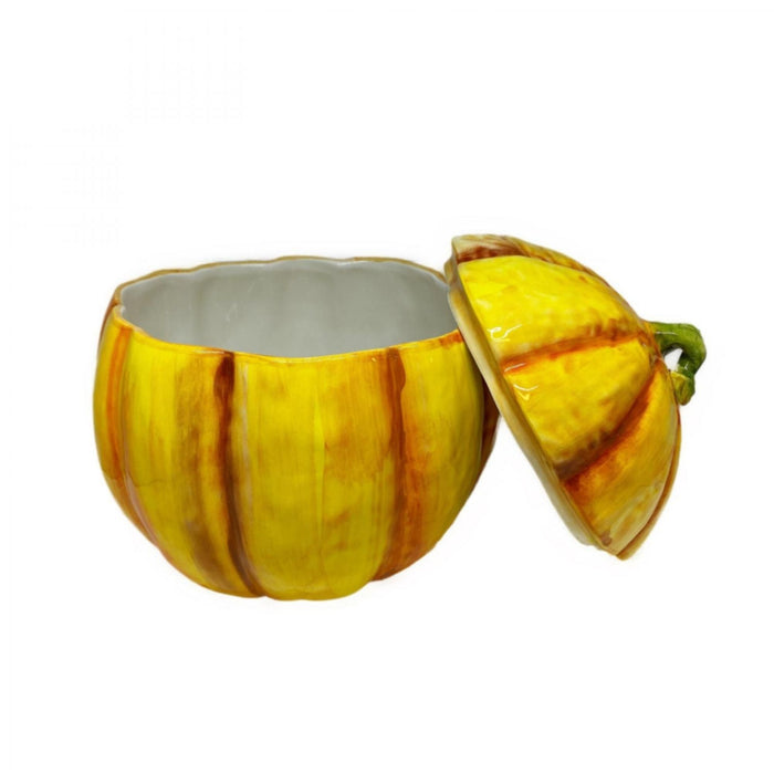 Grote pompoen met deksel 20cm hoog - Schalen - Piccobella