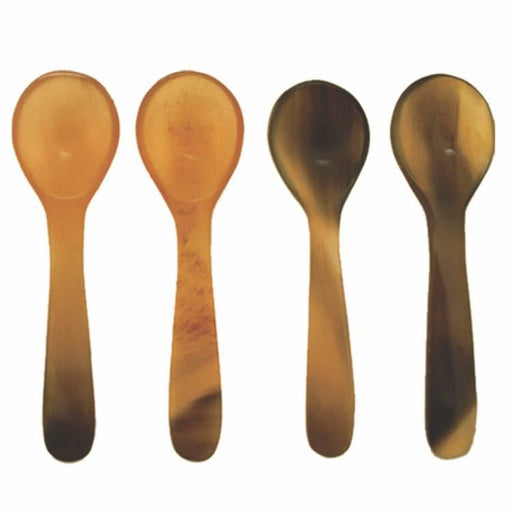 Horn coffee spoons small (set of 4) Be Home - -. FOODIES IN HEELS