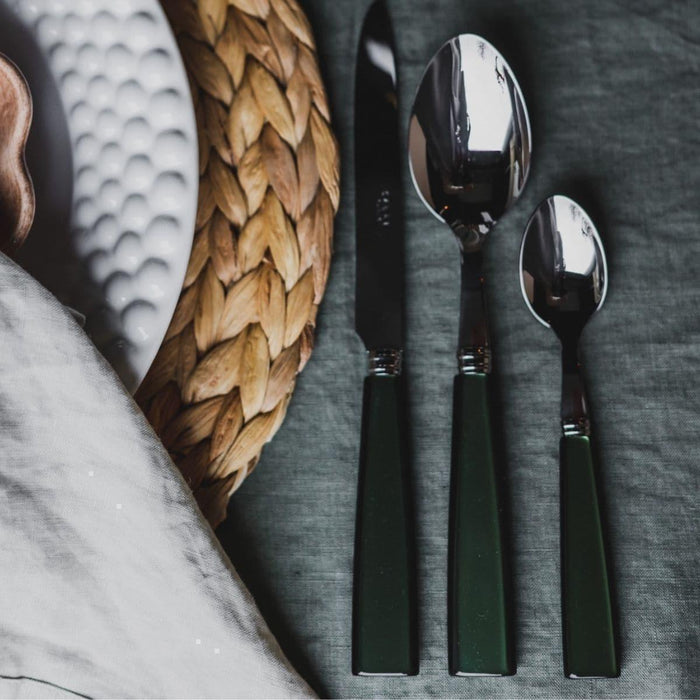Icône bestekset 4 - delig Dark Green - Besteksets - Sabre