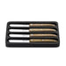 Innovation Line botermessen eikenhout in houten tray (set van 4) - Bestek - Laguiole Style de Vie