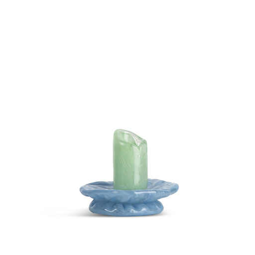 Kandelaar Lara minty green/light blue 9cm - Kandelaren - Byon