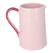 Karaf Dusty Rose met Fuscia handvat 1,4L - Karaffen - Enza Fasano