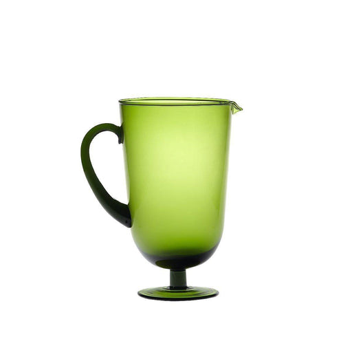 Carafe with foot Diseguale Green 1.2L Bitossi - -. FOODIES IN HEELS