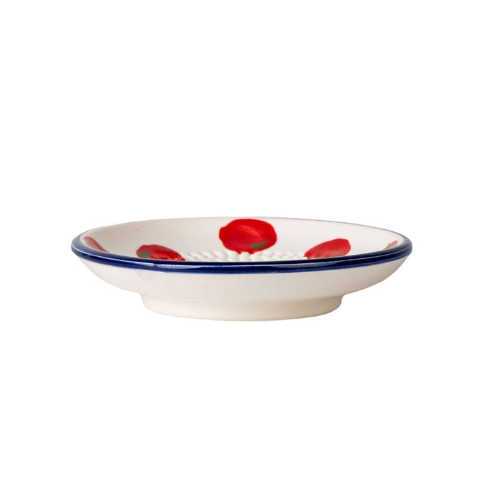 Keramische knoflookrasp - Klein blauw-wit - Pomodoro - Schalen - Alfar Tierra Cocida