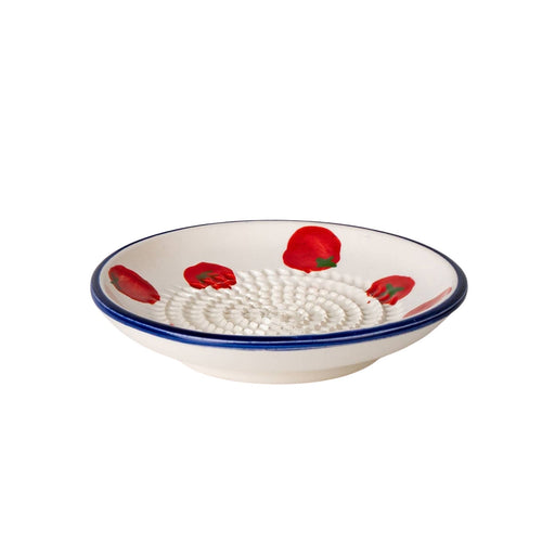 Keramische knoflookrasp - Klein blauw-wit - Pomodoro - Schalen - Alfar Tierra Cocida