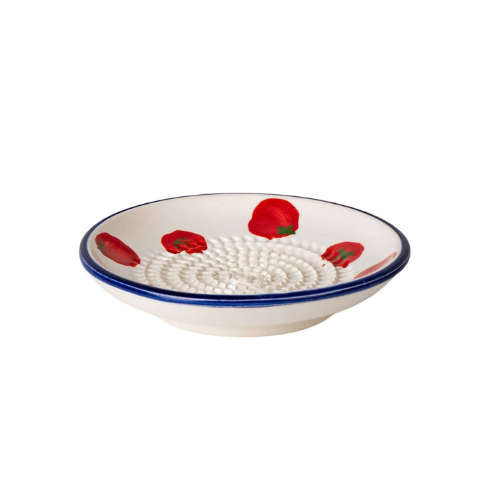 Keramische knoflookrasp - Klein blauw-wit - Pomodoro - Schalen - Alfar Tierra Cocida