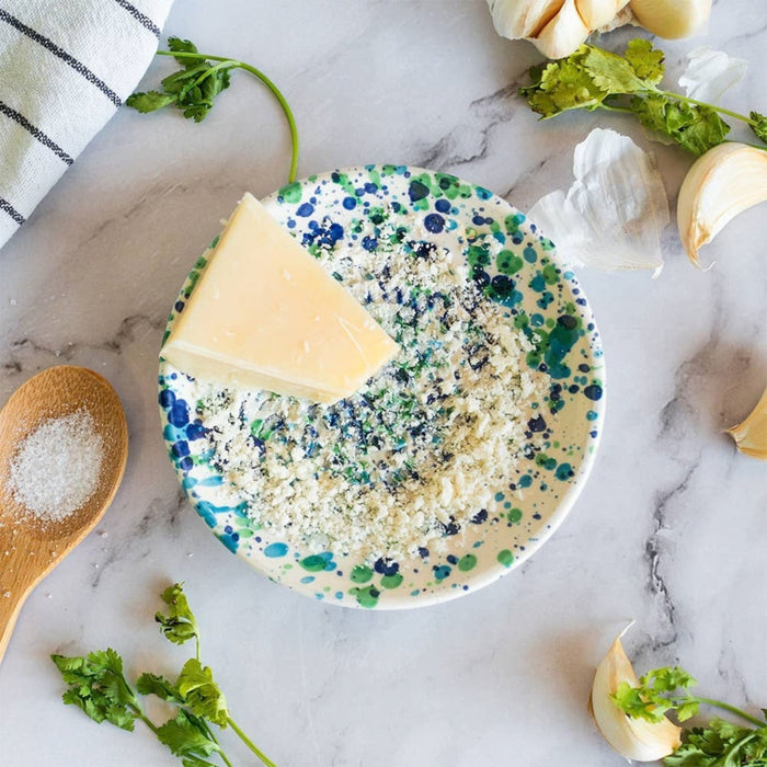 Keramische rasp voor knoflook - Klein blauw koraal - Schalen - Alfar Tierra Cocida