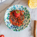 Keramische rasp voor knoflook - Klein blauw koraal - Schalen - Alfar Tierra Cocida