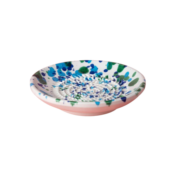 Keramische rasp voor knoflook - Klein blauw koraal - Schalen - Alfar Tierra Cocida