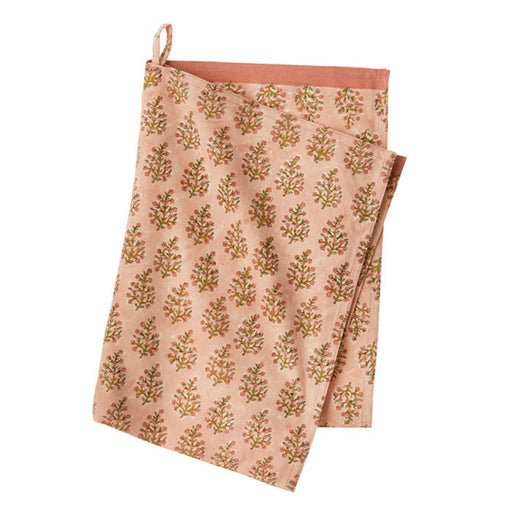 Keukenhanddoek Samira Peach 50x70cm - Keukenhanddoeken - Bungalow