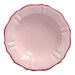 Kom Baccellato Dusty Rose met Fuscia rand 19cm - Kommen - Enza Fasano