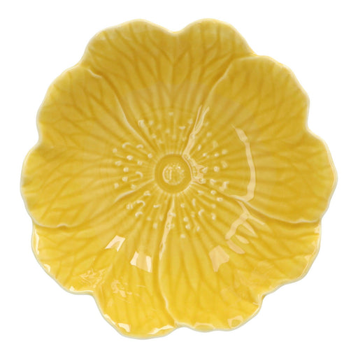 Kom Flora yellow 17cm Bordallo Pinheiro - FOODIES IN HEELS