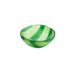 Kom glas Artisano Green Stripes 9cm - Kommen - Cavari Atelier
