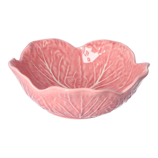 Kom koolblad roze 17,5cm - Kommen - Bordallo Pinheiro