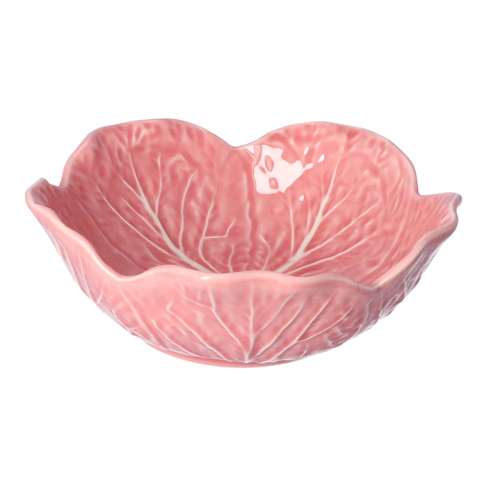 Kom koolblad roze 17,5cm - Kommen - Bordallo Pinheiro