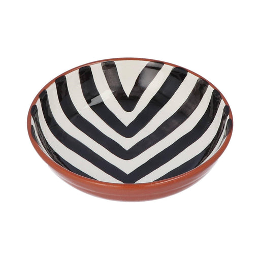 Bowl with chevron pattern black 9cm Casa Cubista - FOODIES IN HEELS