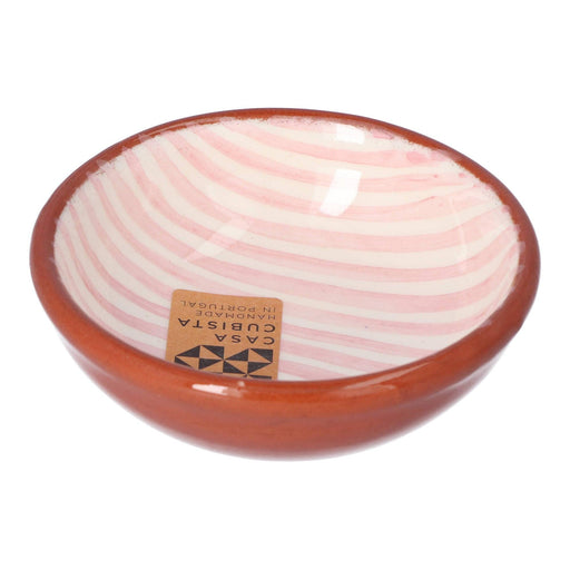 Bowl with narrow stripe pattern mauve 9cm Casa Cubista - FOODIES IN HEELS