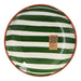 Kom met streeppatroon groen 15cm Casa Cubista - FOODIES IN HEELS