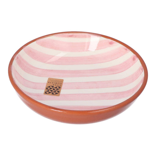 Bowl with stripe pattern mauve 15cm Casa Cubista - FOODIES IN HEELS