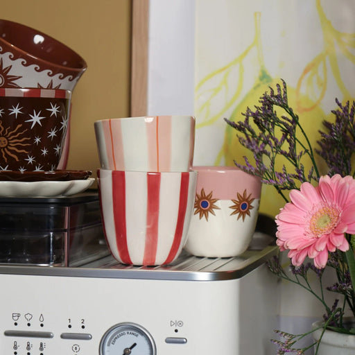 Kop Stars with Pink stripe - Mokken - All the Luck in the World