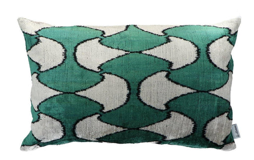 Pillowcase one-sided printed beige green 40x60cm Les Ottomans - FOODIES IN HEELS