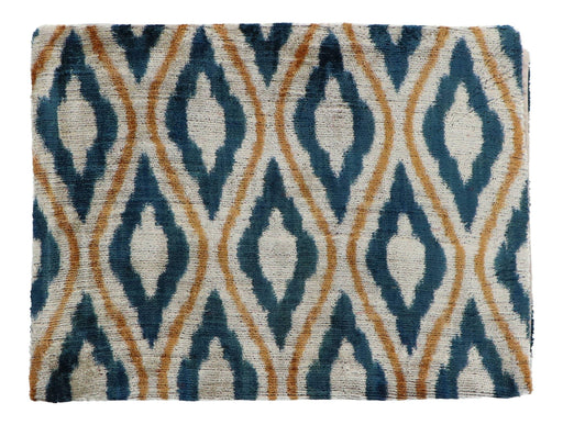 Pillowcase one-sided printed beige green blue 40x60cm Les Ottomans - FOODIES IN HEELS