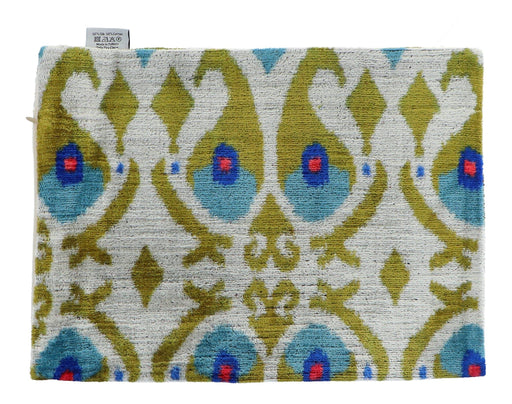 Pillowcase one-sided printed yellow blue 40x60cm Les Ottomans - -. FOODIES IN HEELS