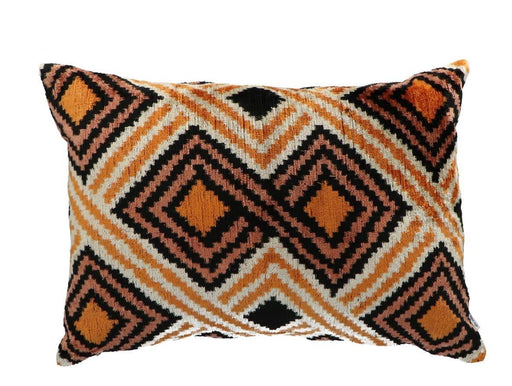 Pillowcase one-sided printed orange black 40x60cm Les Ottomans - FOODIES IN HEELS