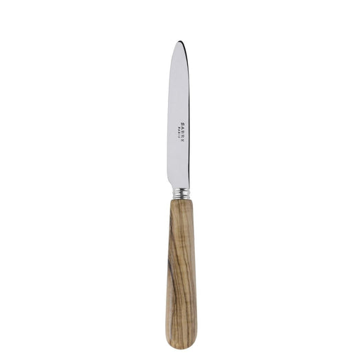 Lavandou dessert knife olive wood 20cm Sabre - -. FOODIES IN HEELS