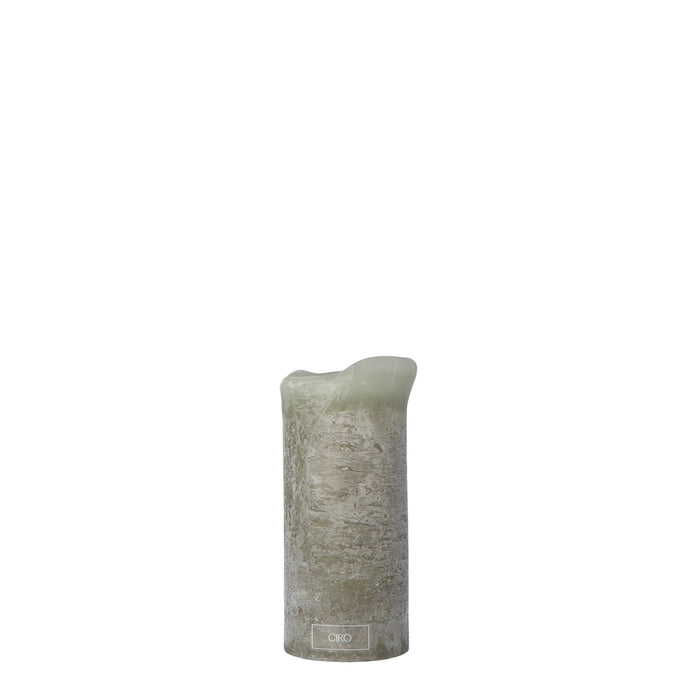LED-kaars Regular S Oliva (7cm doorsnede, 18cm hoogte) - Kaarsen - Ciro