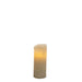 LED-kaars Regular S Sabbia (7cm doorsnede, 18cm hoogte) - Kaarsen - Ciro