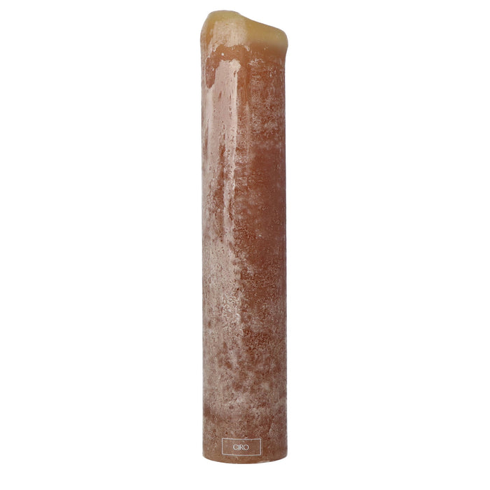 LED-kaars Regular XXL Caramello (7cm doorsnede, 38cm hoogte) - Kaarsen - Ciro
