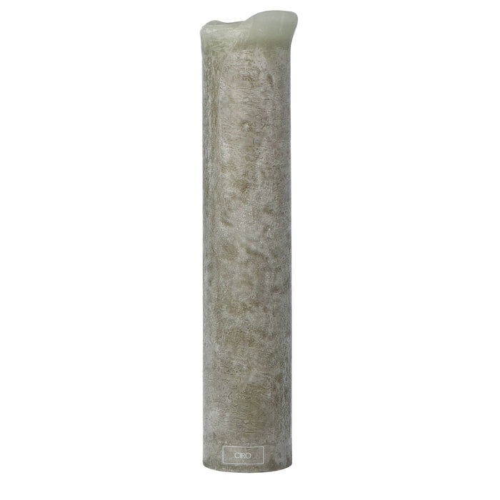 LED-kaars Regular XXL Oliva (7cm doorsnede, 38cm hoogte) - Kaarsen - Ciro