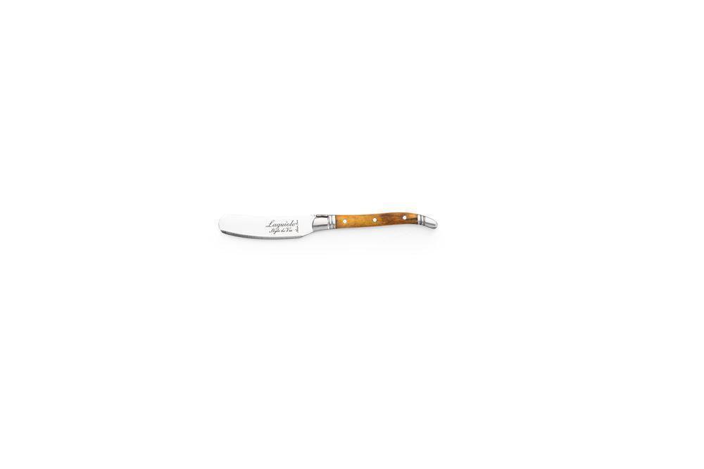 Luxury Line botermessen olijfhout in luxe kist (set van 4) - Bestek - Laguiole Style de Vie