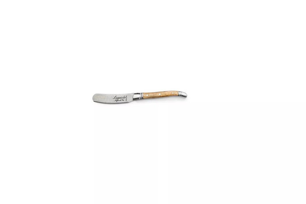 Luxury Line kaasmessenset eikenhout Stonewash in luxe kist (set van 3) - Kaasmessensets - Laguiole Style de Vie