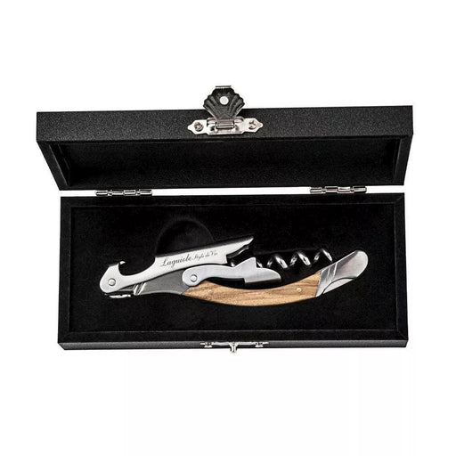 Luxury Line kurkentrekker olijfhout in luxe kist - Keukenaccessoires - Laguiole Style de Vie
