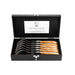 Luxury Line lepels olijfhout in luxe kist (set van 6) - Bestek - Laguiole Style de Vie