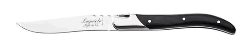 Luxury Line steakmessen zwart ebbenhout in luxe kist (set van 6) - Bestek - Laguiole Style de Vie
