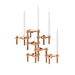 Nagel kaarsenhouder rose gold (stapelbaar) (set van 3) - Kandelaren - Stoff Nagel