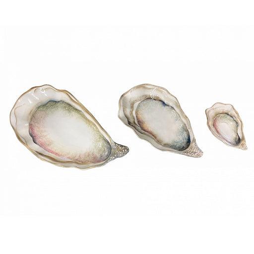 Oesterschaal Ostrica naturel 18x9cm - Schalen - Piccobella