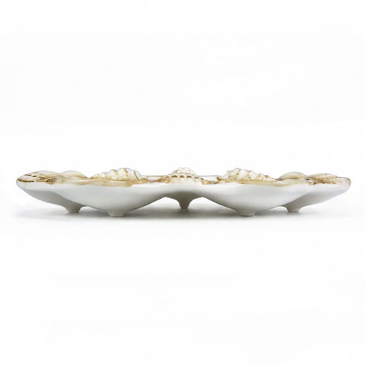 Oesterschaal Ostrica vakken 32x32cm - Schalen - Piccobella