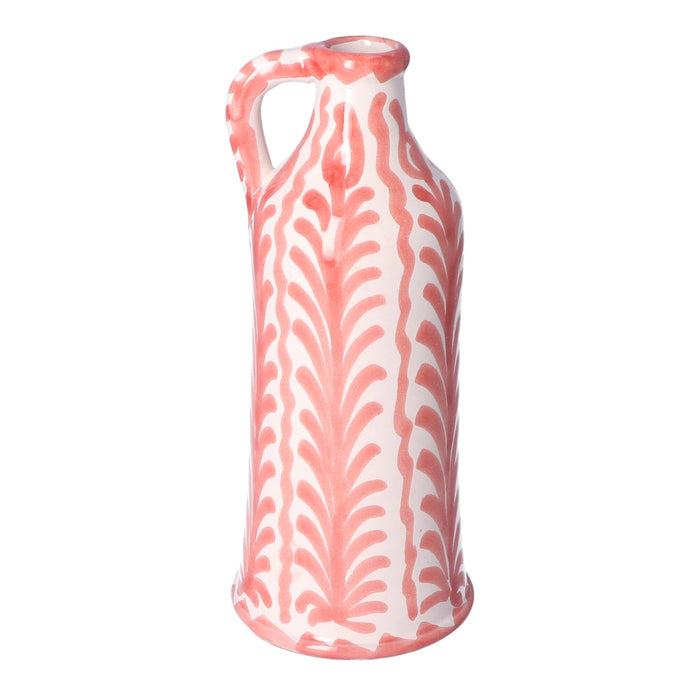Olijfoliefles Granada coral 20cm - Olie/azijn flessen - Lenta Living