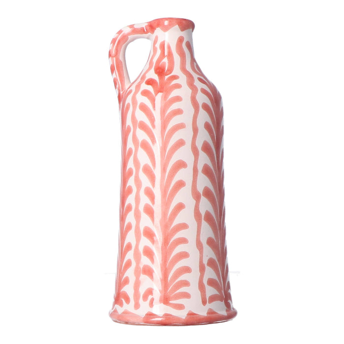 Olijfoliefles Granada coral 20cm - Olie/azijn flessen - Lenta Living