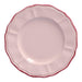 Ontbijtbord Baccellato Dusty Rose met Fuscia rand 21cm - Kleine borden - Enza Fasano