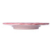 Ontbijtbord Baccellato Dusty Rose met Fuscia rand 21cm - Kleine borden - Enza Fasano