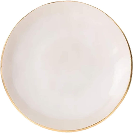 Ontbijtbord Edge Ivory Gold 23cm - Kleine borden - Nosse