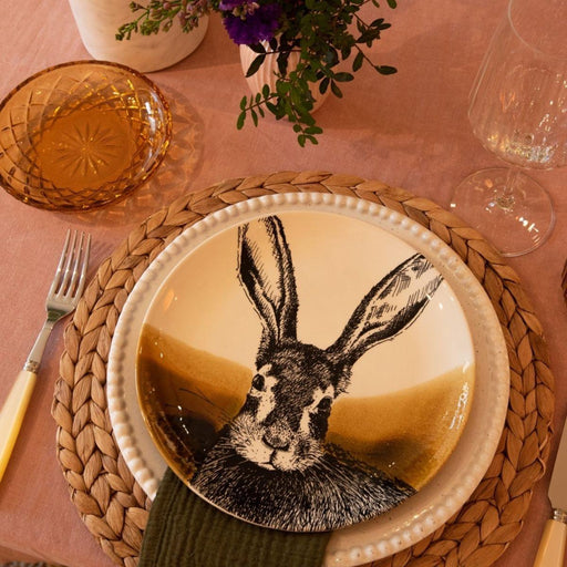 Breakfast Plate Hare 24cm Duro Ceramics - FOODIES IN HEELS