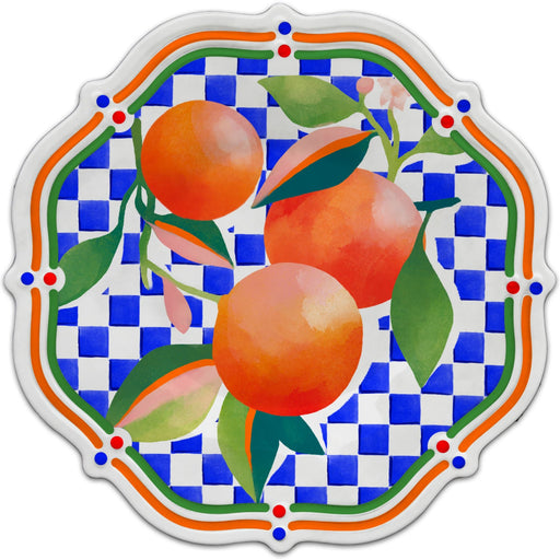Ontbijtbord Oranges 22cm - gemaakt van melamine - Kleine borden - Baci Milano