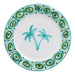Ontbijtbord Palmera groen met turquoise 20cm - Kleine borden - Lenta Living