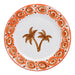 Ontbijtbord Palmera oranje met caramel 20cm - Kleine borden - Lenta Living